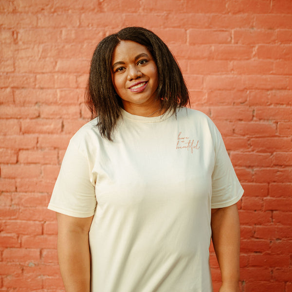 bare + beautiful t-shirt