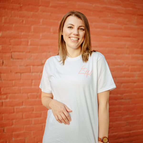 bare + beautiful t-shirt