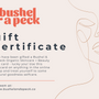 Bushel & a Peck Organic Skincare Gift Card
